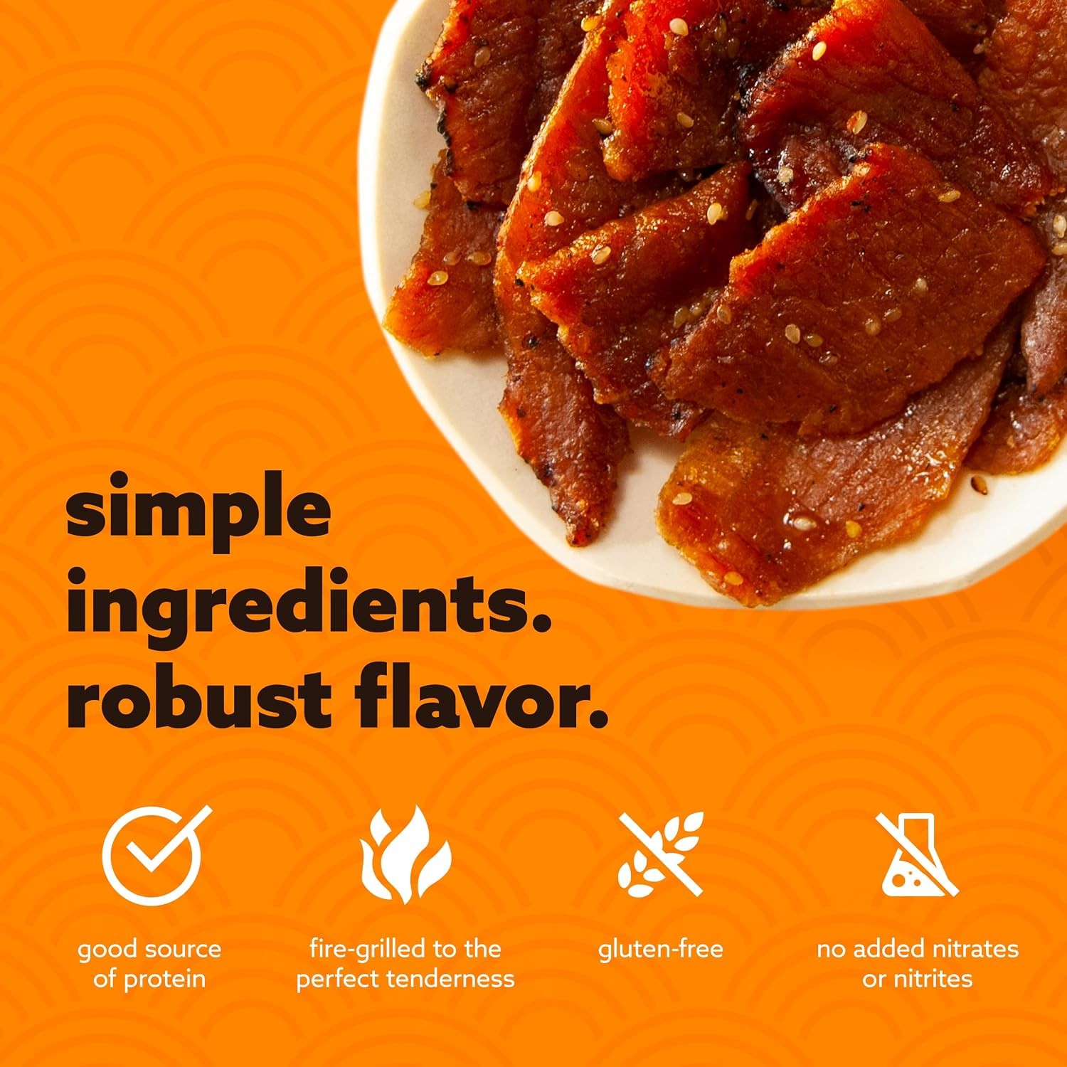 Golden Island Korean BBQ Pork Jerky – (2 Pack) 9 oz Resealable Bag