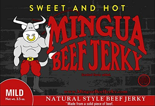 Mingua Sweet and Hot Beef Jerky 3.5oz [1-Bag]
