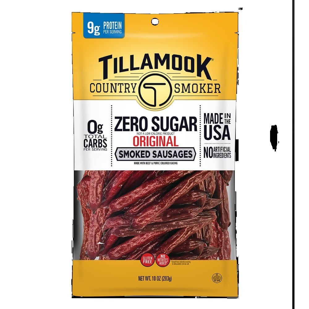 Keto Friendly Zero Sugar Original Smoked Sausages Fresh Bag 10 oz