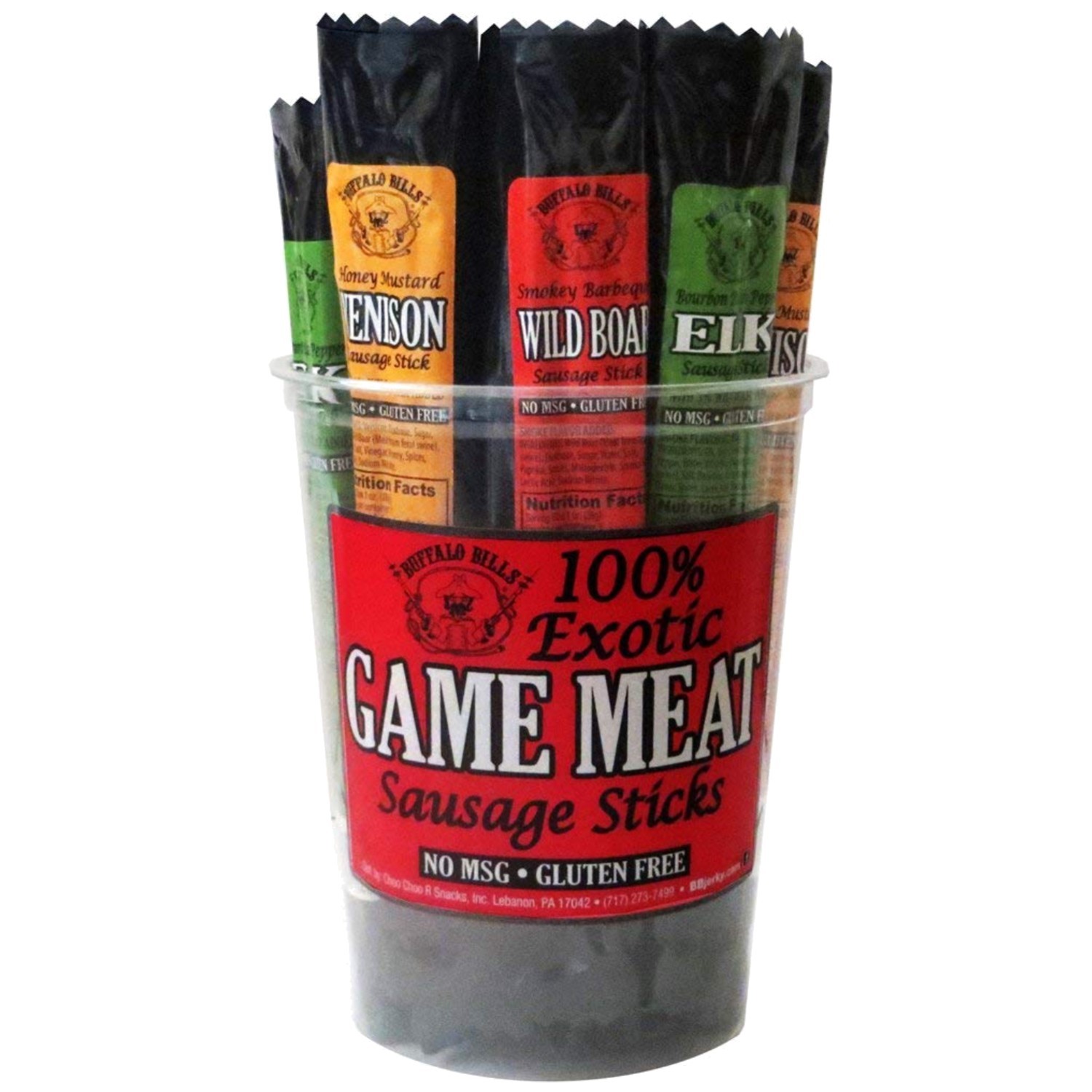 Exotic Game Meat Sausage Sticks Variety Pack