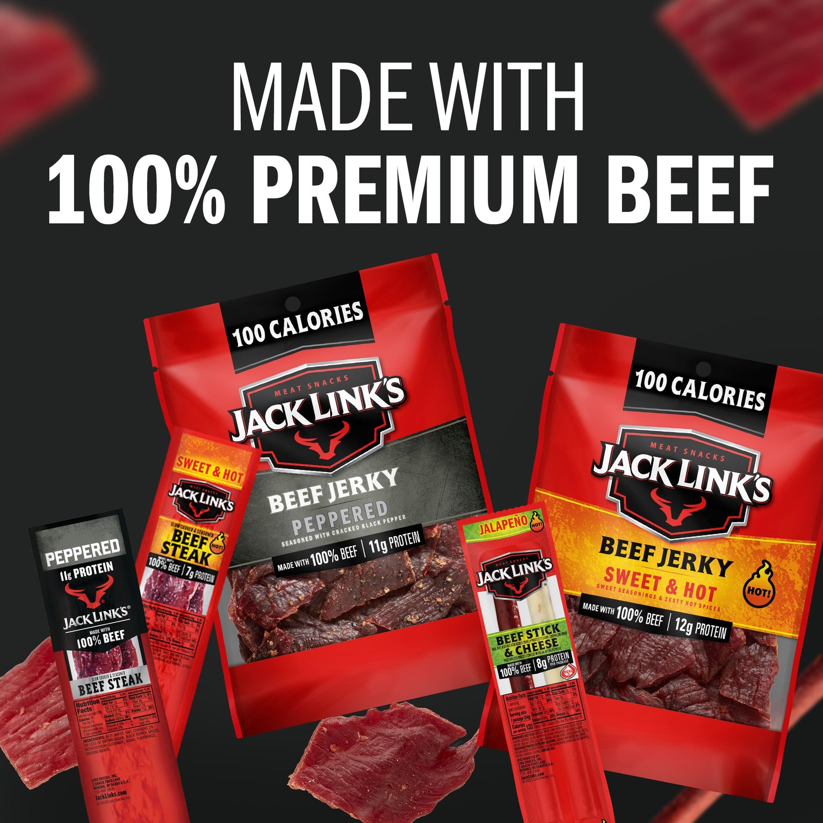 Spicy Beef Jerky Gift Basket Variety Pack – Includes Jerky Meat & Cheese Comb…