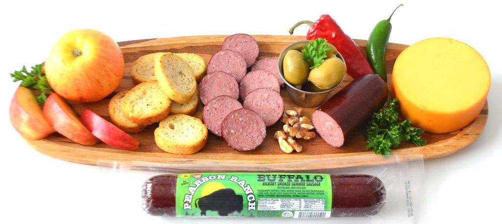Wild Game Meat Summer Sausage Sampler Pack 3 Elk Buffalo Venison Summer Sausage