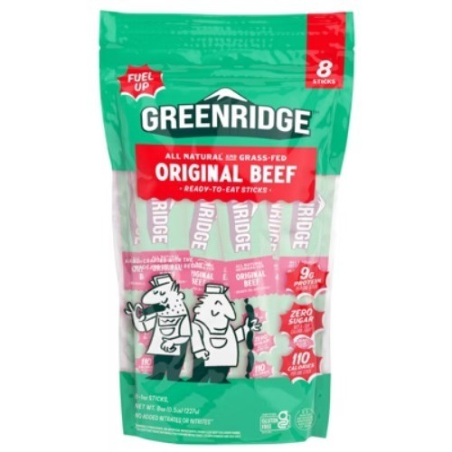 Greenridge Original Beef Meat Sticks Multipack – 9g Protein – 8oz