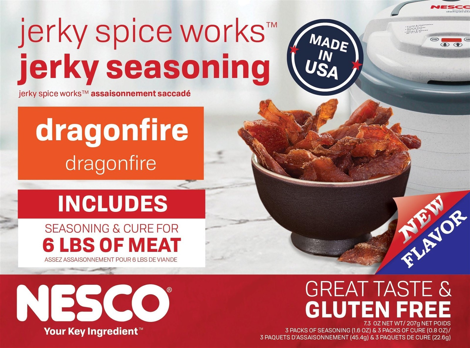 Jerky Spice Teriyaki Flavor Red 6 Pound Pack of 1 BJT-6