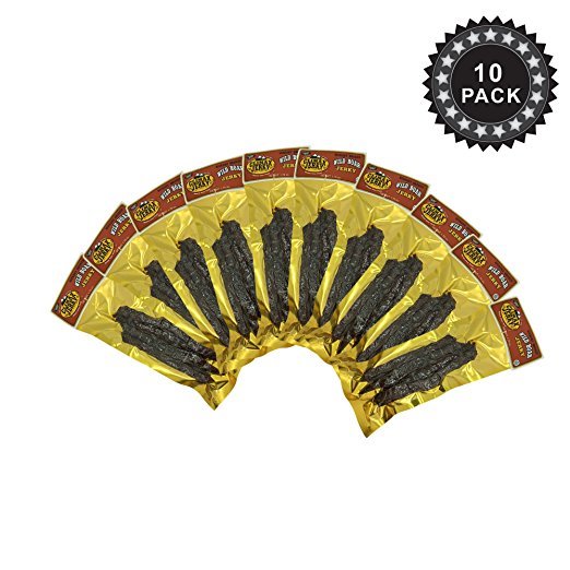 Climax Jerky BEST Premium Natural 1.75 OZ. Wild Boar Jerky – 10Pack
