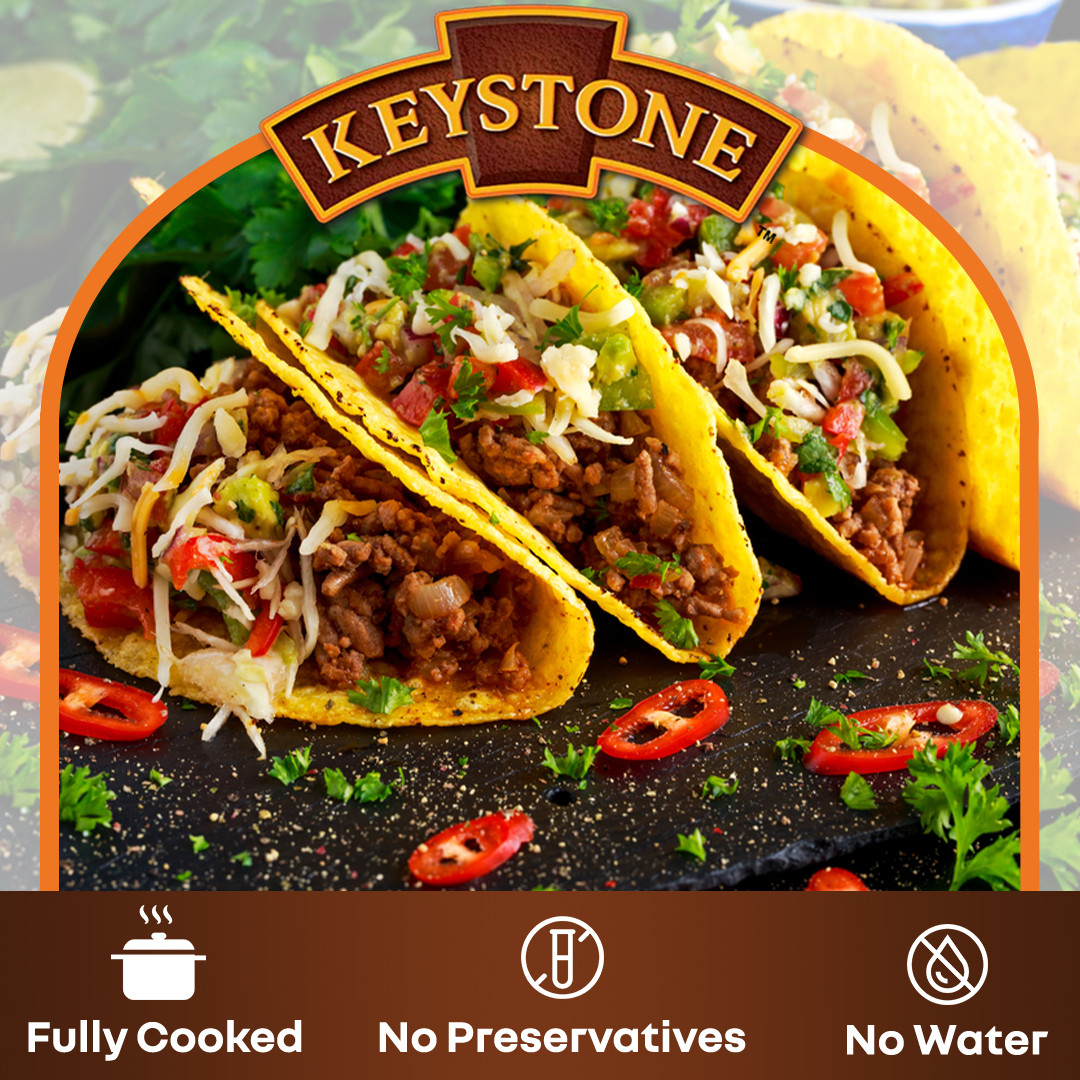 Keystone All Natural Ground Beef, 28 oz Can.