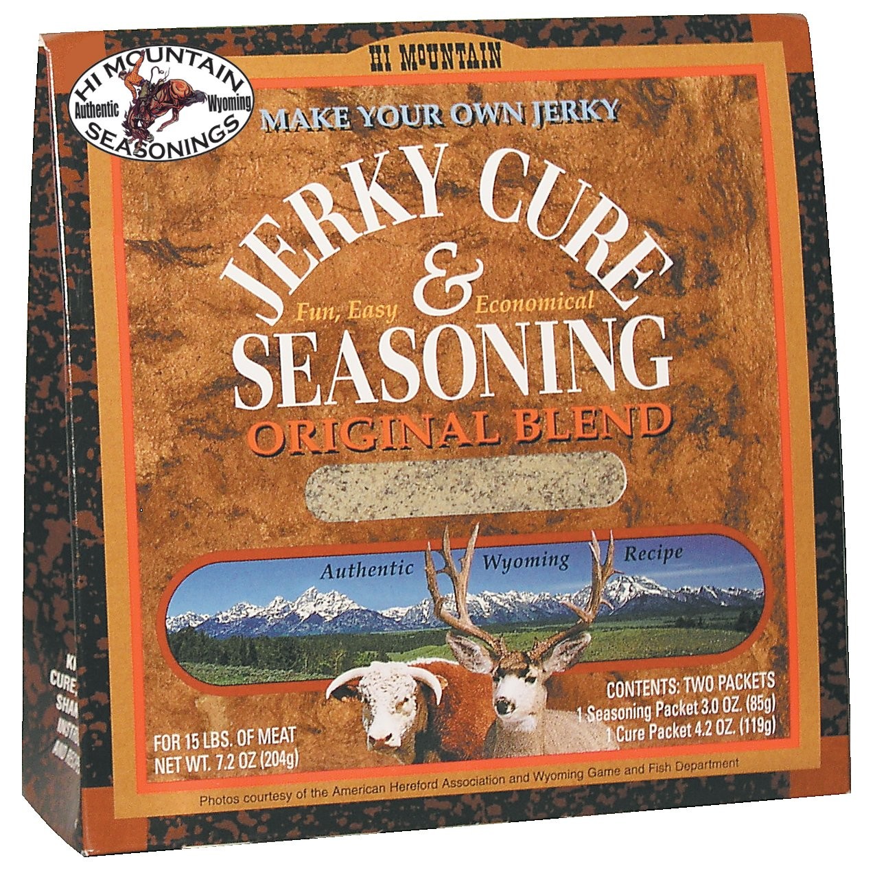 Hi Mountain Authentic Wyoming Jerky Cure and Seasoning – Original Blend Kit