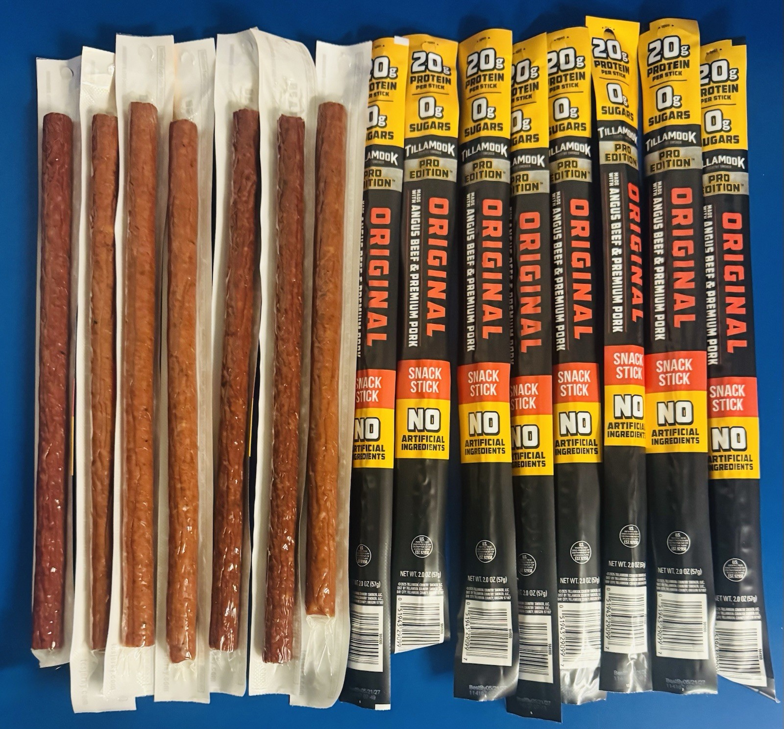 (15) Tillamook Pro Edition Original Snack Sticks 2oz. 20g Protein BB: 5/27