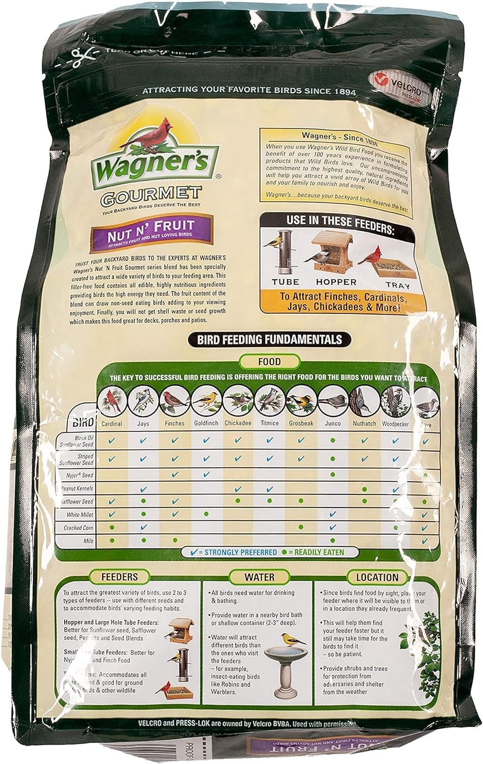 Wagner’s 82072 Gourmet Nut & Fruit Wild Bird Food, 5 Pound (Pack of 1)