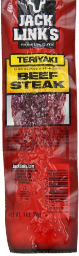 Jack Link’s Premium Cuts Beef Steak Teriyaki Flavor 1 Ounce Pack of 12