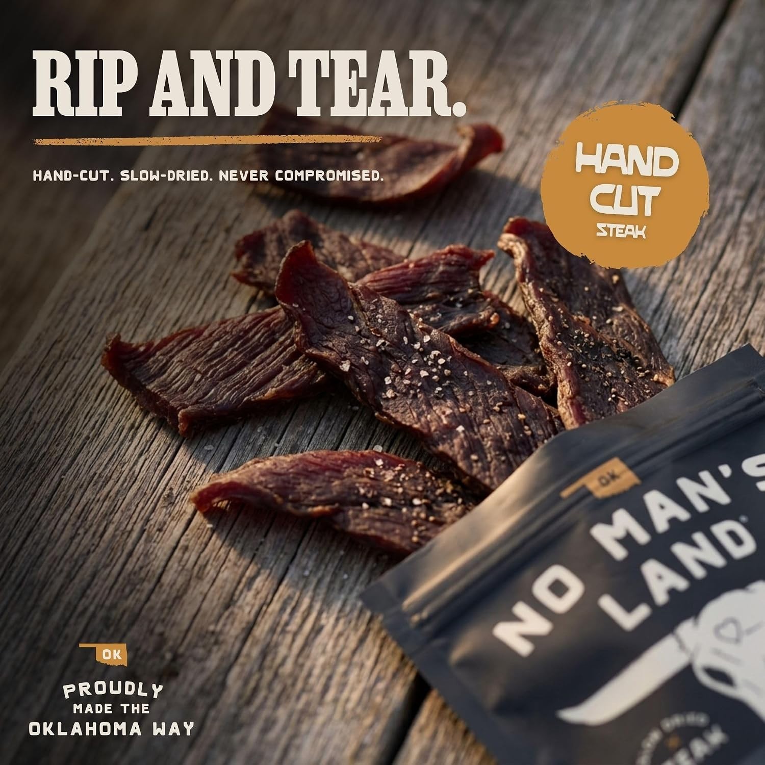 Beef Jerky 14oz Mild – Slow-Dried, 17g Protein, Gluten Free