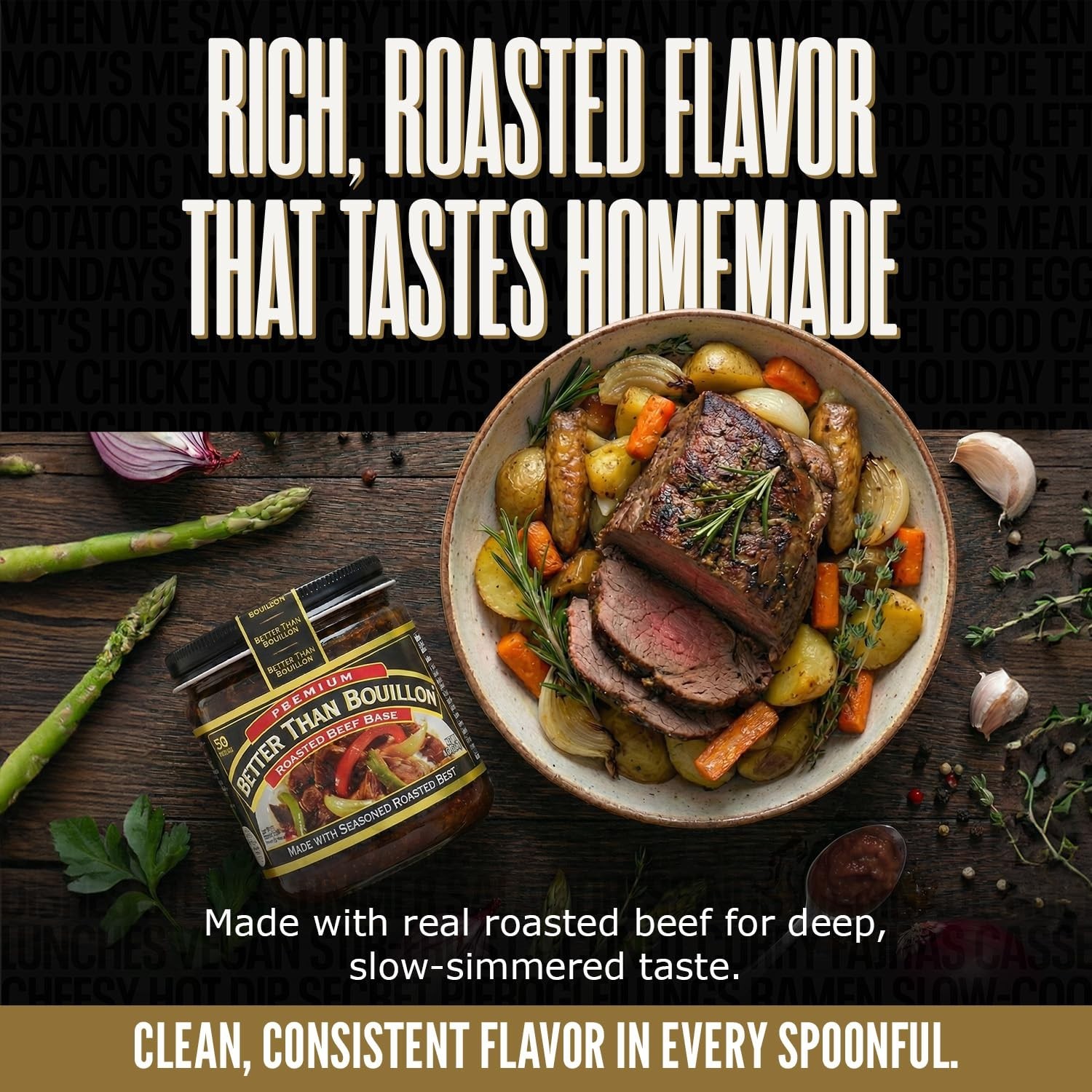 Rich Roasted Beef Base Paste, 8 oz – Perfect for Soups & Stews, 38 Servings