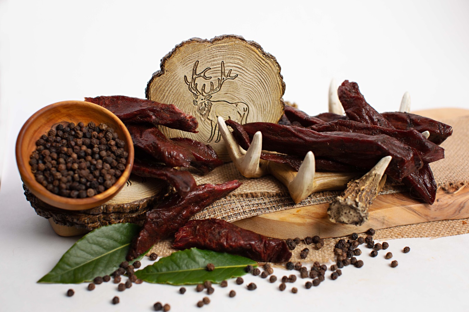 Homemade Hickory Smoked Elk Jerky