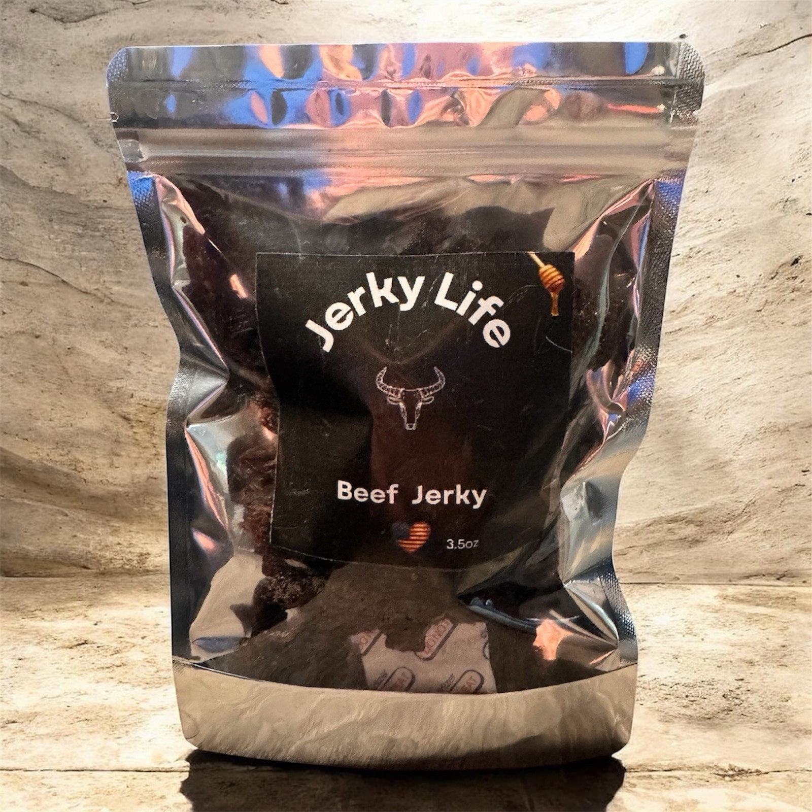 Jerky Life Beef Jerky Meat Snack 3.5oz Pantry Shelf-Stable Protein High Quality