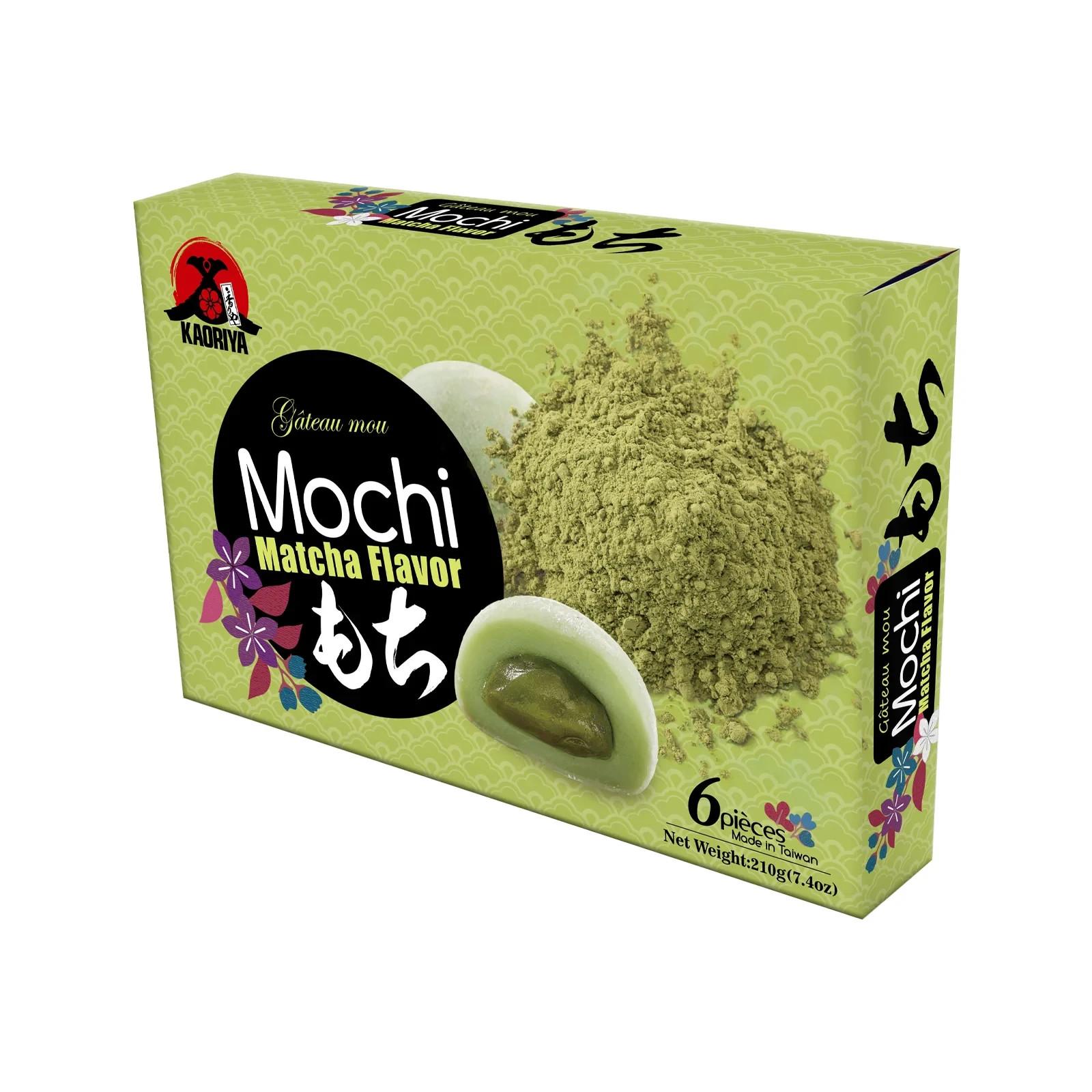 Chuangs Kaoriya Matcha Mochi Made In Taiwan Delicious Snack Healthy 210g NEW