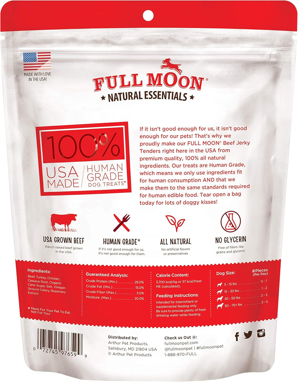 All Natural Essentials Beef Jerky Tenders Free Range Human Grade 24 Oz
