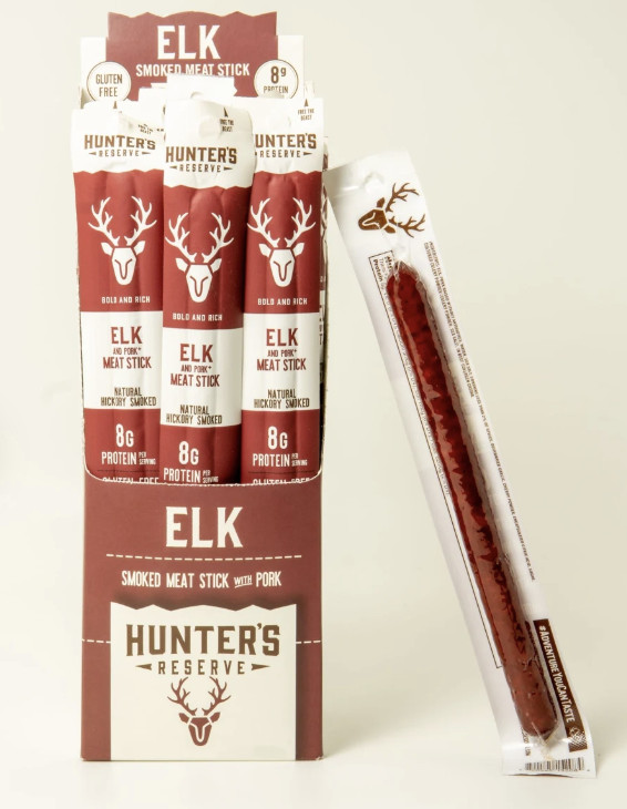 Hunter’s Reserve ELK .9oz Trail Sticks 6 Pack MEAT STICK
