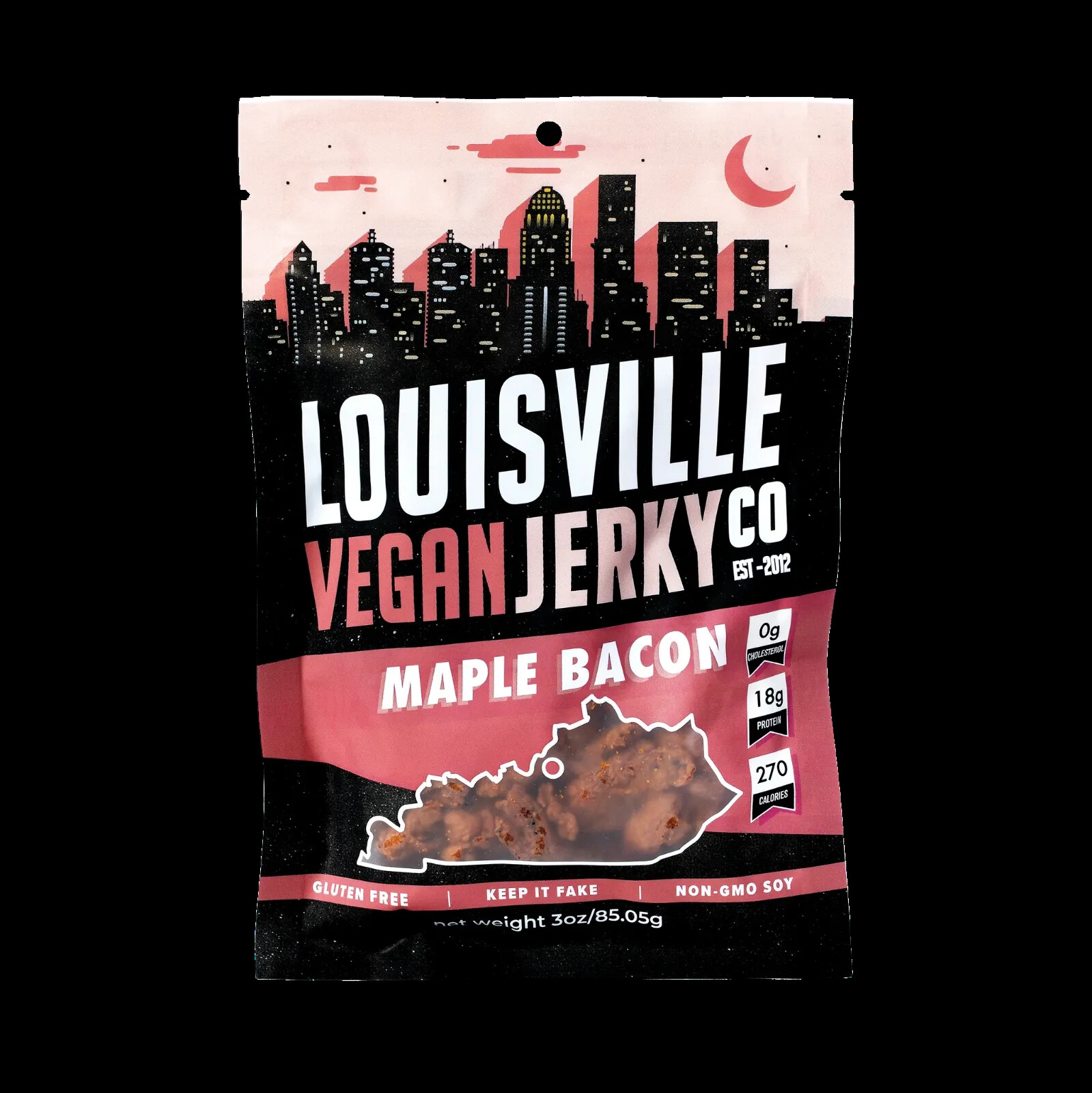 Louisville Vegan Jerky – Maple Bacon – meatless – vegetarian – gift