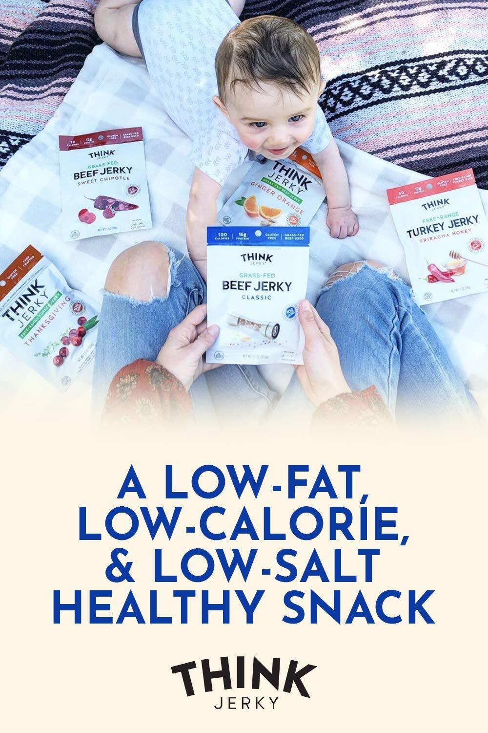 8 Pack Classic Beef and Turkey Jerky Healthy High Protein Gourmet Snack