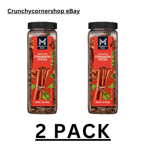2 Pack Member’s Mark Cinnamon Sticks, 7 oz. FREE SHIPPING!!!