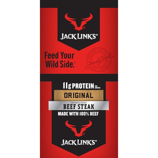 Jack Links Original Beef Steak, 1 Ounce, 12 Per Box, 12 Per Case