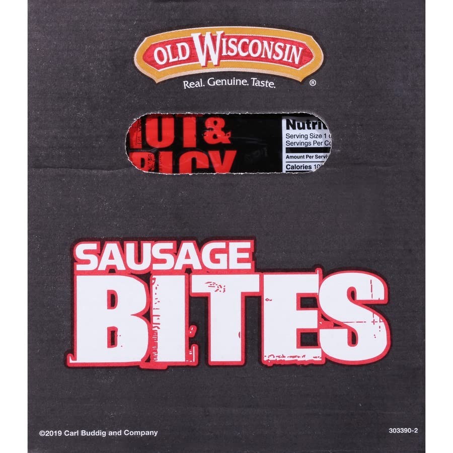 Bold Flavor Hot & Spicy Sausage Bites – 4oz Resealable Snack Package
