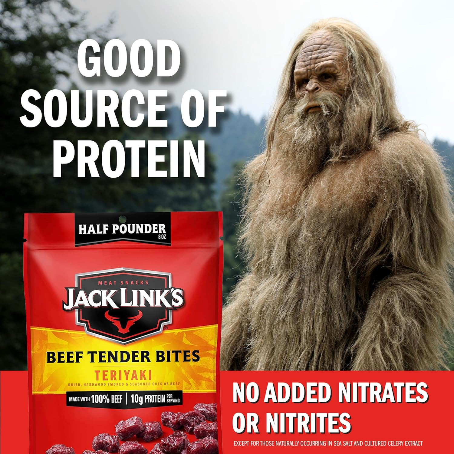 Beef Tender Bites, Teriyaki, Half Pounder Bag – Flavorful Meat Protein Snacks fo