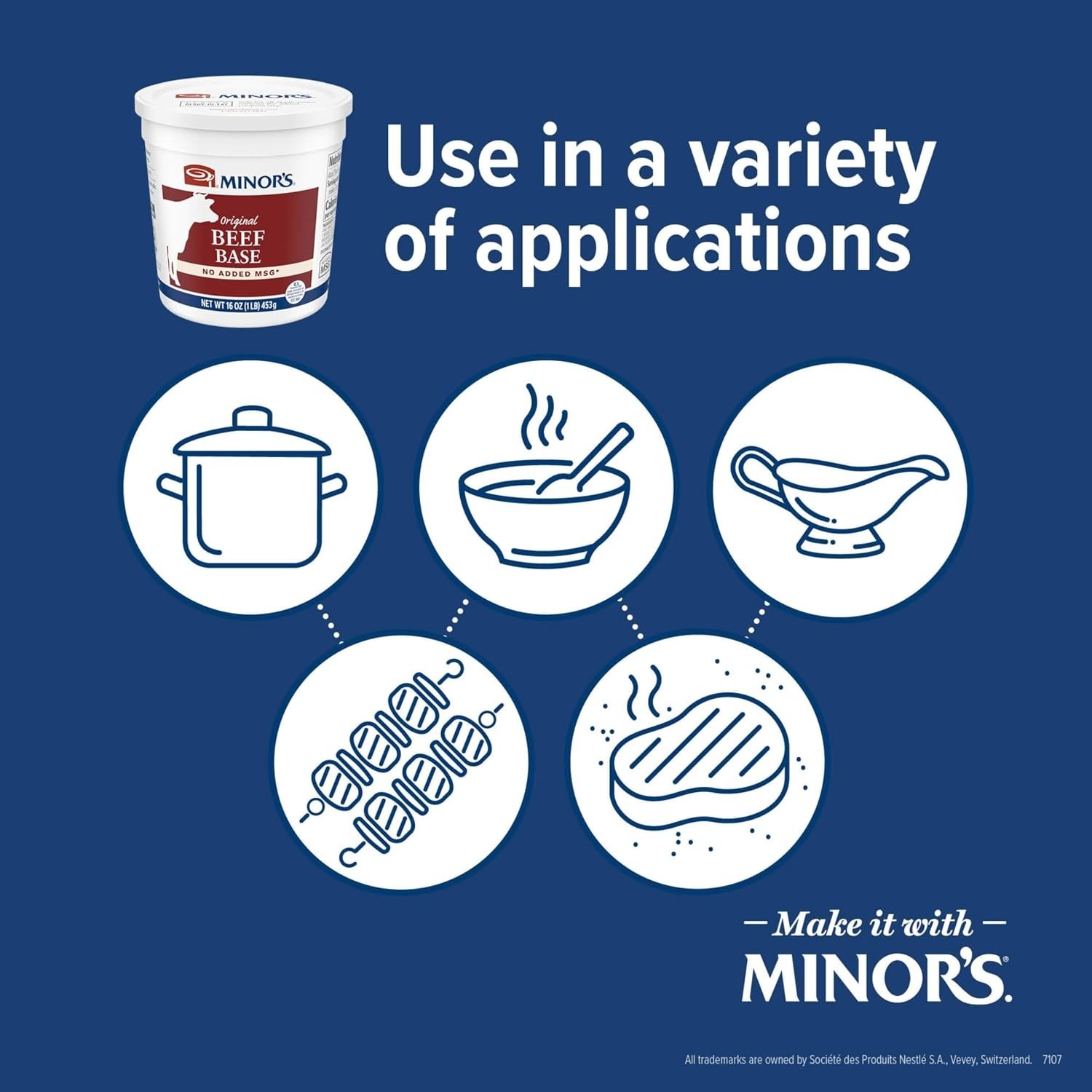 Minor’s Beef Base Paste, No Preservatives, 16 oz