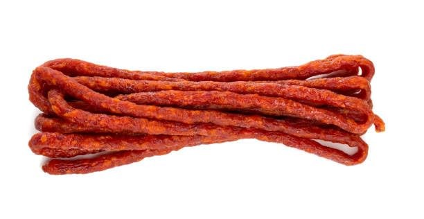 Dry Thin Kabanos, Polish Style Kabanosy, Cooked, Smoked and Dried Pork 4.2 oz