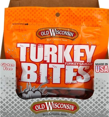 Old Wisconsin Turkey Snack Bites, 9-Ounce Packages 1 pack