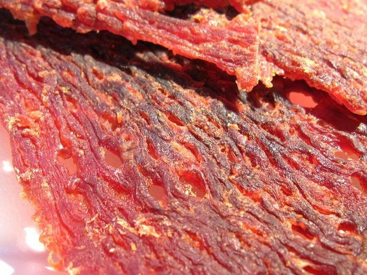 Sweet Garlic Papa Dan’s Beef Jerky 1/2 Pound Bag Jerky Hut Premium & Tender 8oz