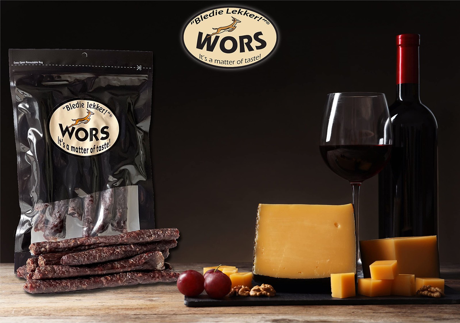 Bledie Lekker Droewors Dried Sausage 8oz