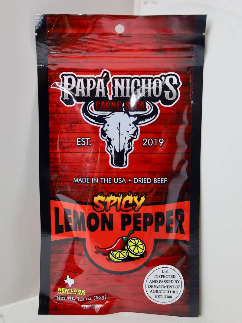 Spicy Lemon Pepper – Carne Seca/Beef Jerky