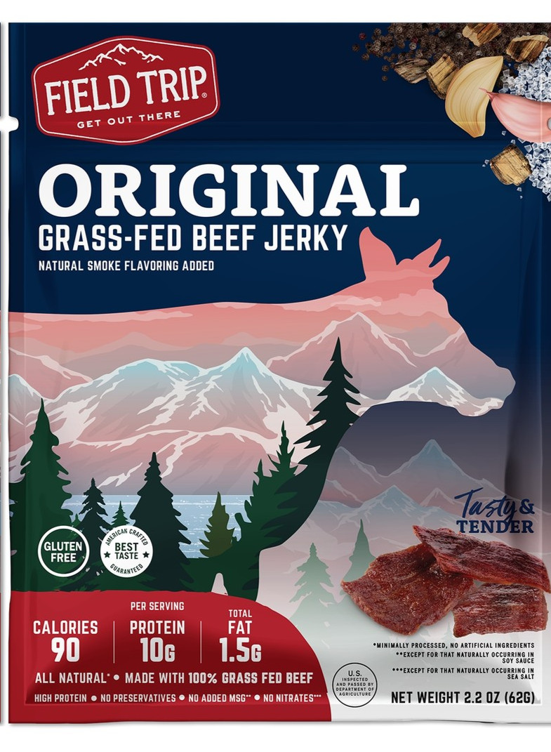 FIELD TRIP ORIGINAL Grass Fed Beef Jerky Protein Gluten Free Your Gehrke Shop