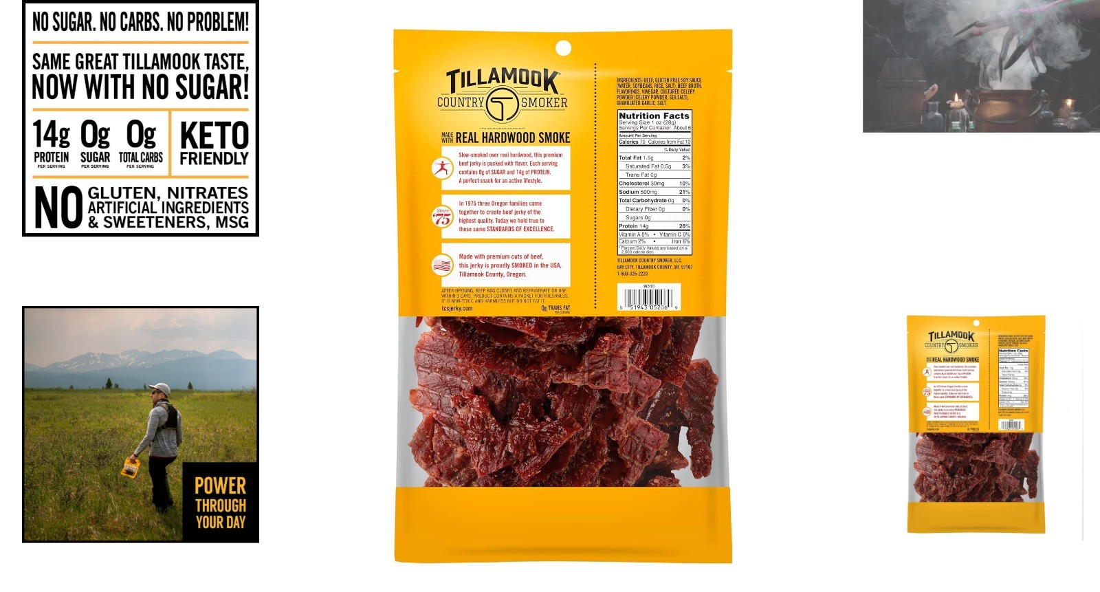 Handcrafted Beef Jerky, Keto Friendly & Zero Sugar – 6.5 Ounce Pack