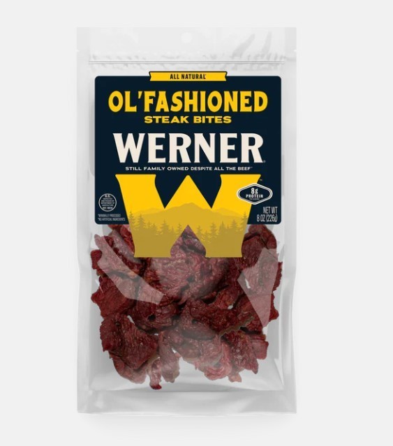 Werner 8 oz. All Natural Ol’ Fashioned Premium Steak Bites