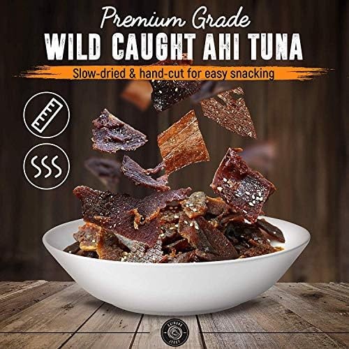 Kaimana Jerky Ahi Tuna Sampler Bundle – All Natural & Wild Caught Tuna Jerky….