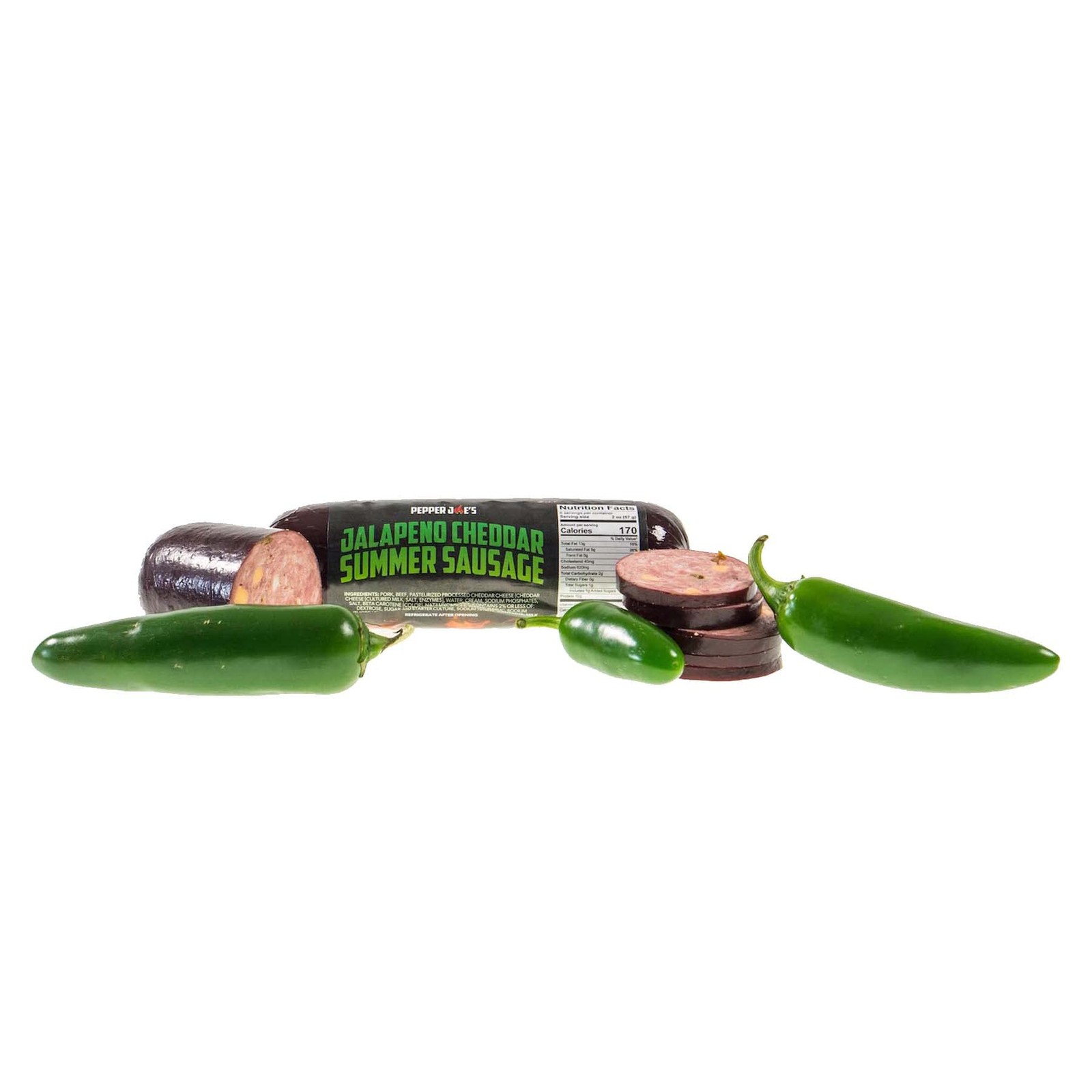 Pepper Joe’S Jalapeno Cheddar Summer Sausage – Slow Smoked Spicy Summer Sausage