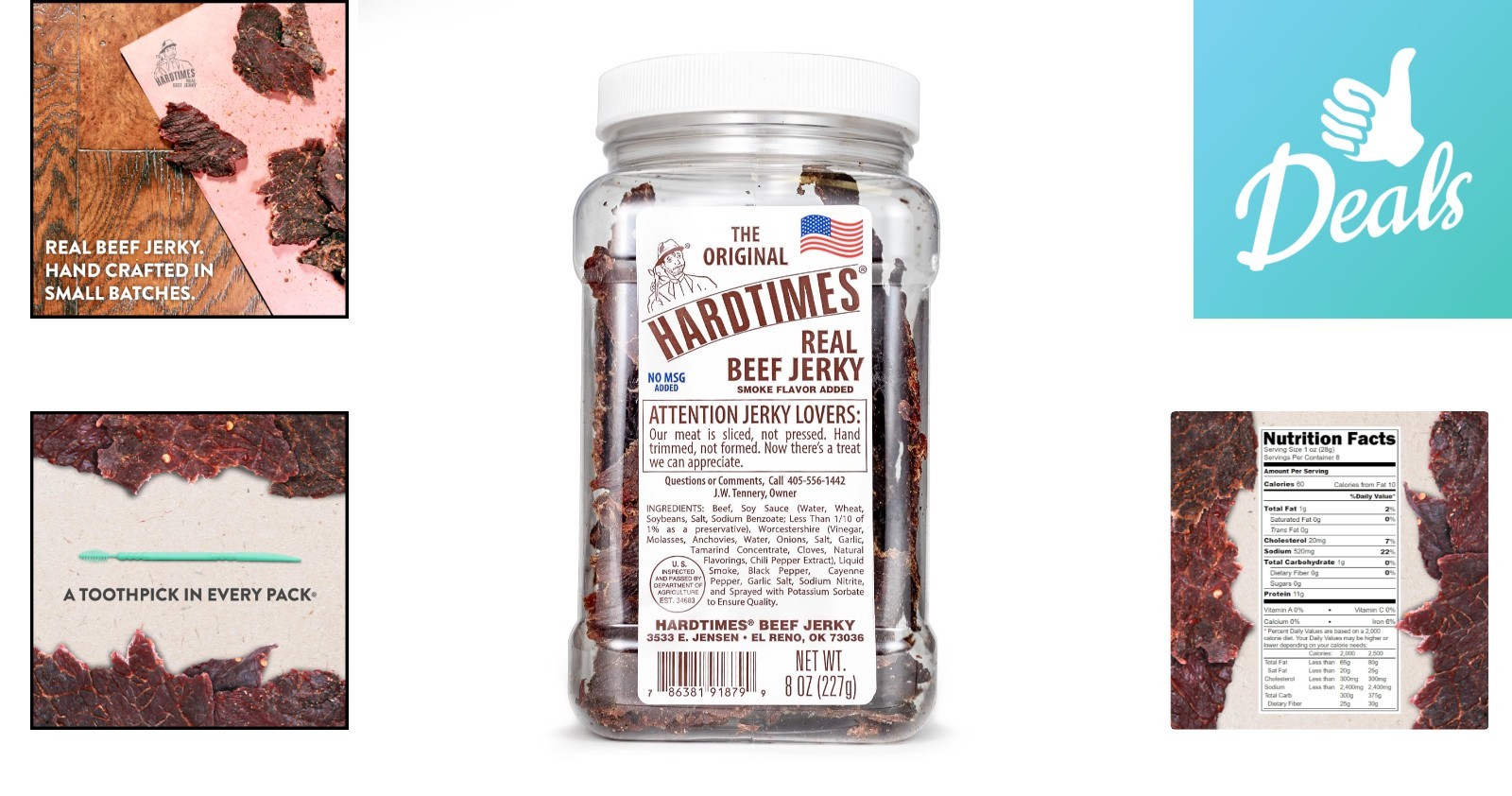 High-Quality Handcrafted Beef Jerky in Flavor – 8 oz. Convenience