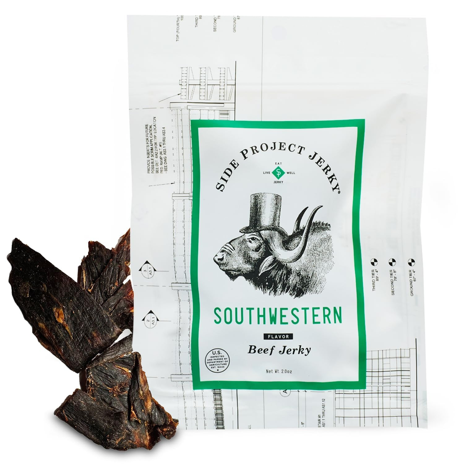 Variety Pack – Southwestern, Pho, Berbere Beef Jerky – Spicy Gourmet Snack with