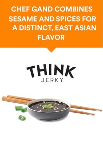 Sesame Teriyaki Beef and Turkey Jerky Pack of 4 Healthy Gourmet Snacks