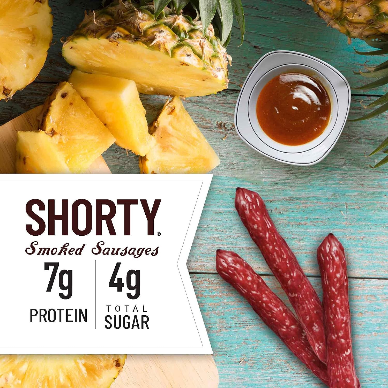 Duke’s Pork Teriyaki Smoked Shorty Sausages, 5 oz.