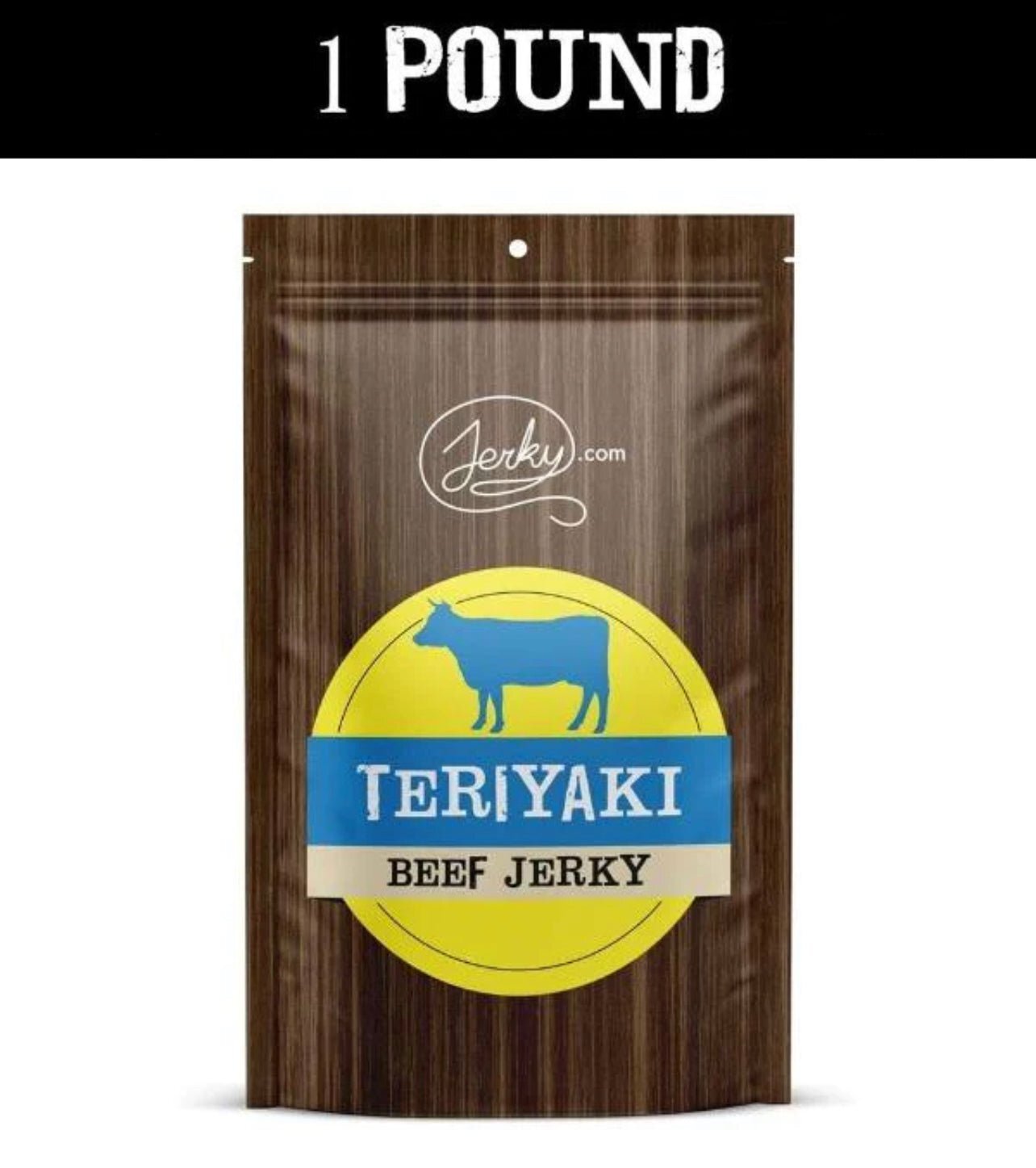 All-Natural Beef Jerky – Teriyaki – 1 Pound Bag