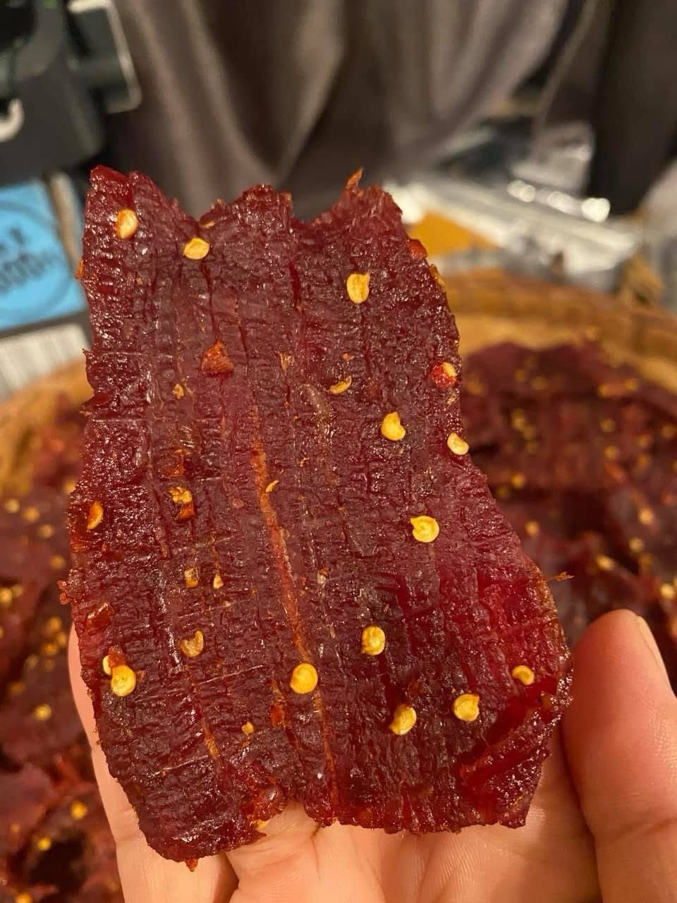 Homemade Beef Jerky ***Spicy 🌶️** BBQ Flavor 2 Bags Of 15 Oz EA.) Made To Order