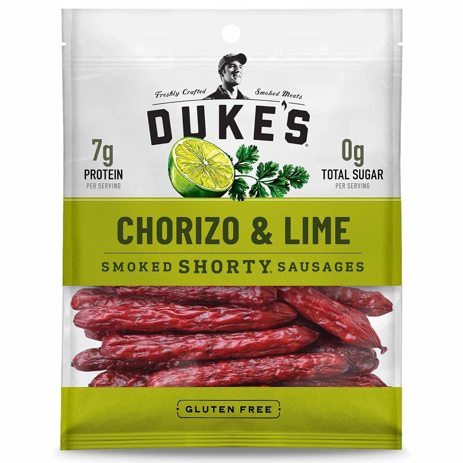 Pork Chorizo & Lime Smoked Shorty Sausages 7g Protein Per Serving Father’s Day