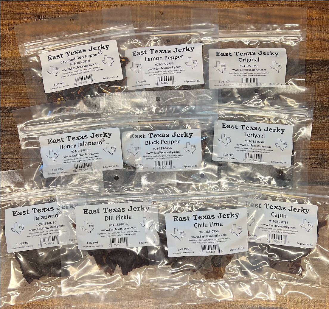 East Texas Beef Jerky 10 Sport Packs