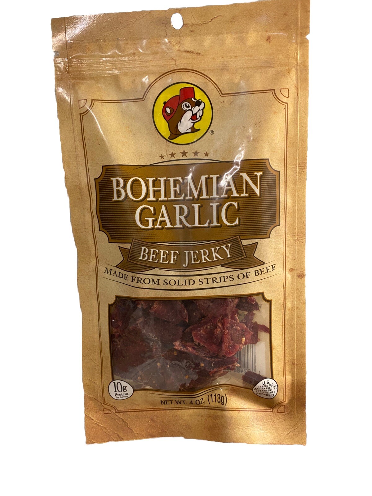 Buc-ee’s Bohemian Garlic Beef Jerky 4oz