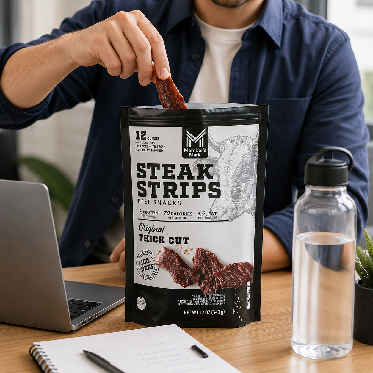 2 Pack Member’s Mark Beef Steak Strips 12 Oz