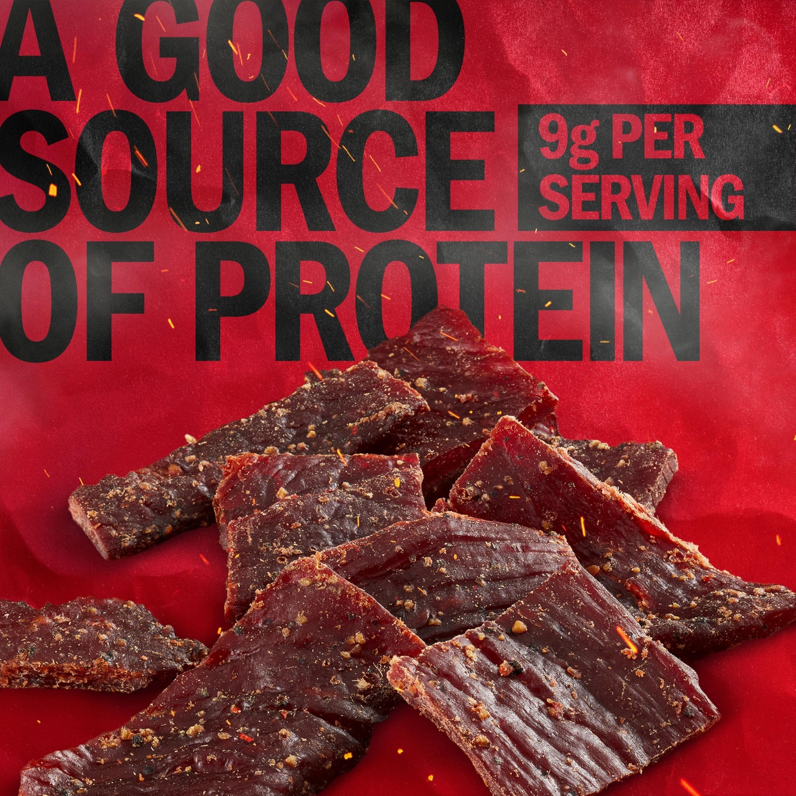 Jack Link’s Peppered Beef Jerky Half Pounder – 8 oz Large 8 Ounce (Pack of 1)