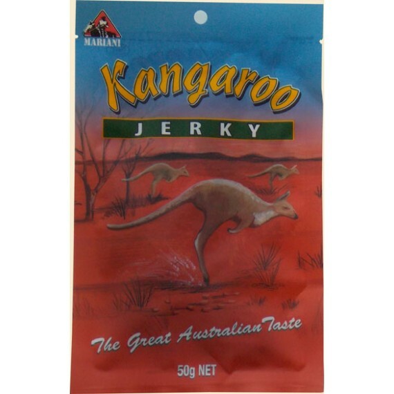 Kangaroo Jerky, 50g (1.76oz) Bag